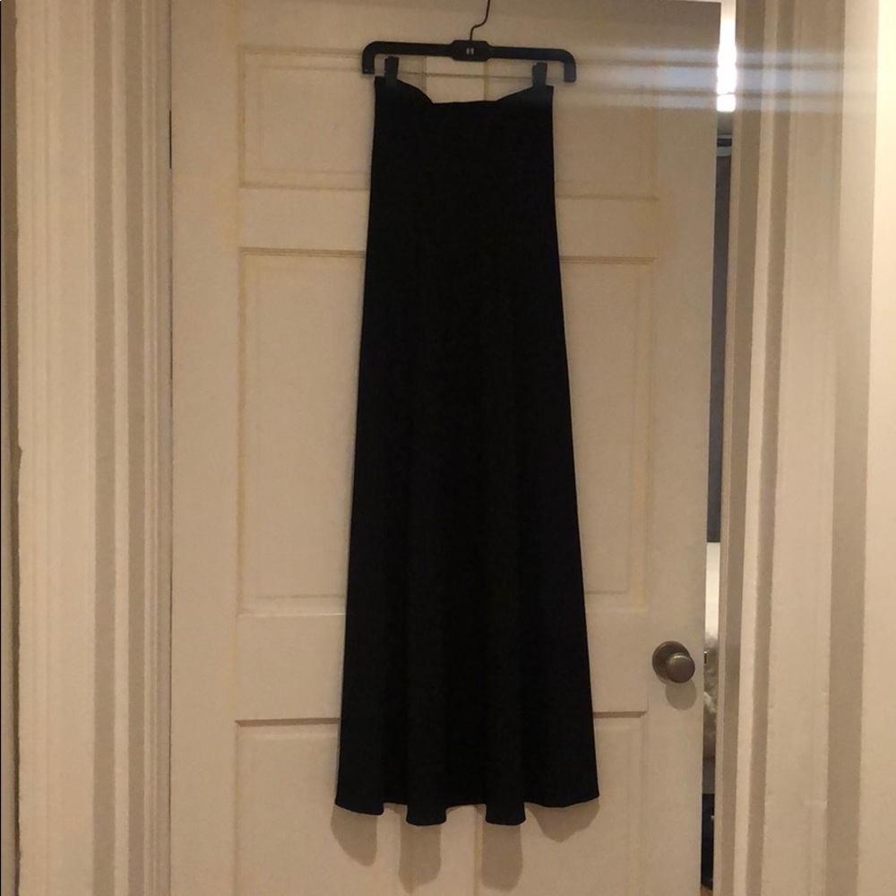 KD dance Black stretch maxi skirt
